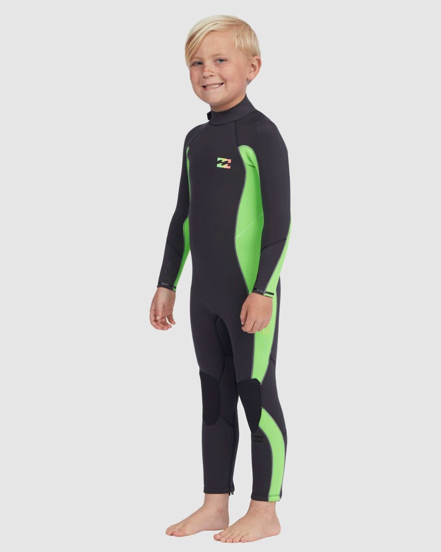 Wetsuits * | Billabong Fashion 302 T Absolute Fl Full Neon Green