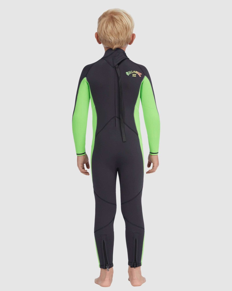 Wetsuits * | Billabong Fashion 302 T Absolute Fl Full Neon Green